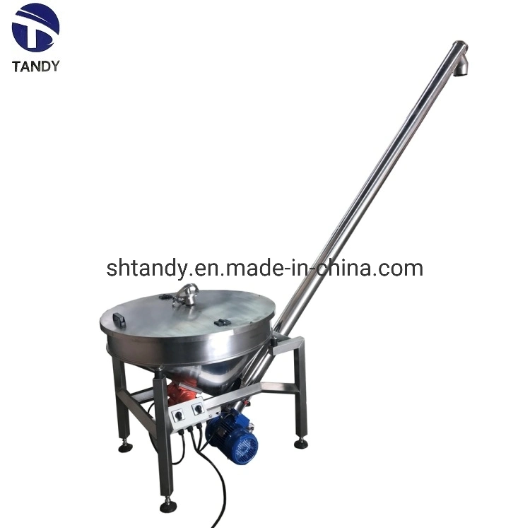 Bulk Material Handling Inclined Tubular Screw Conveyor Machine