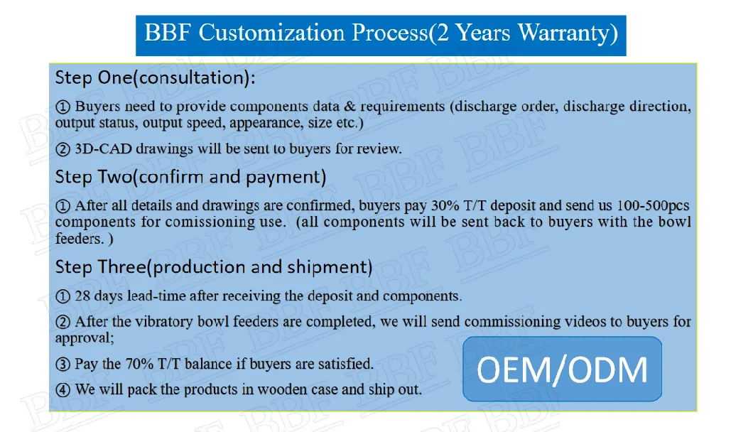 High Quality Vibratory Volumetric Feeder Bowl/Vibrating Plate with Bulk Hopper