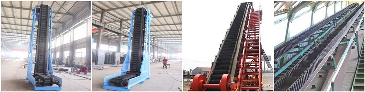 Good Service Carbon Steel Corrugated Rubber Inclined Belting Sidewall Belt Conveyor Factory