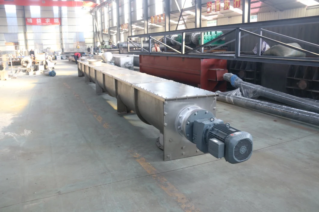 Stainless Steel Trough Screw Conveyor for Animal Feed Milling