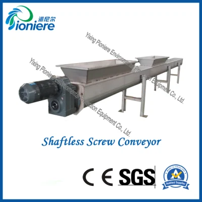 Stainless Steel Shaftless Screw Conveyor for Sludge Transfer