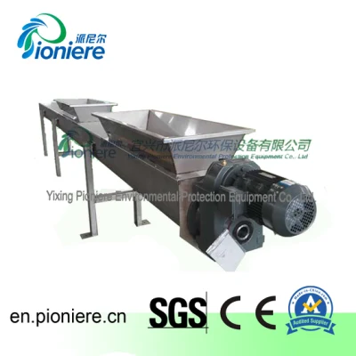 Sludge Dewatering System Shaftless Screw Conveyor