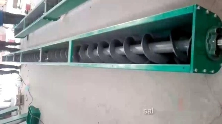 U Type Trough High Efficiency Animal Feed Shaftless Auger Screw Conveyor